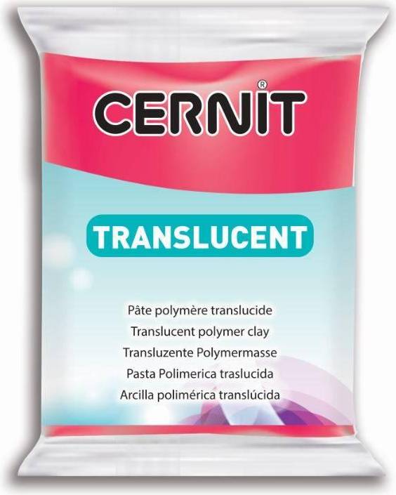 Cernit Translucent Ruby Red 56g