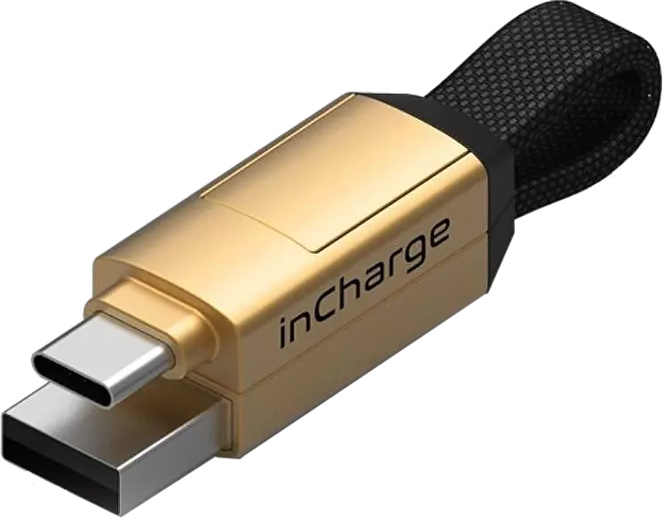 InCharge Keychain 6 USB A-USB C