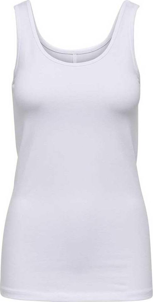 Only Basic Tank Top - White