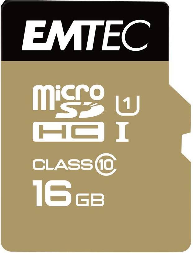 Emtec 16GB Memory Card With Adapter