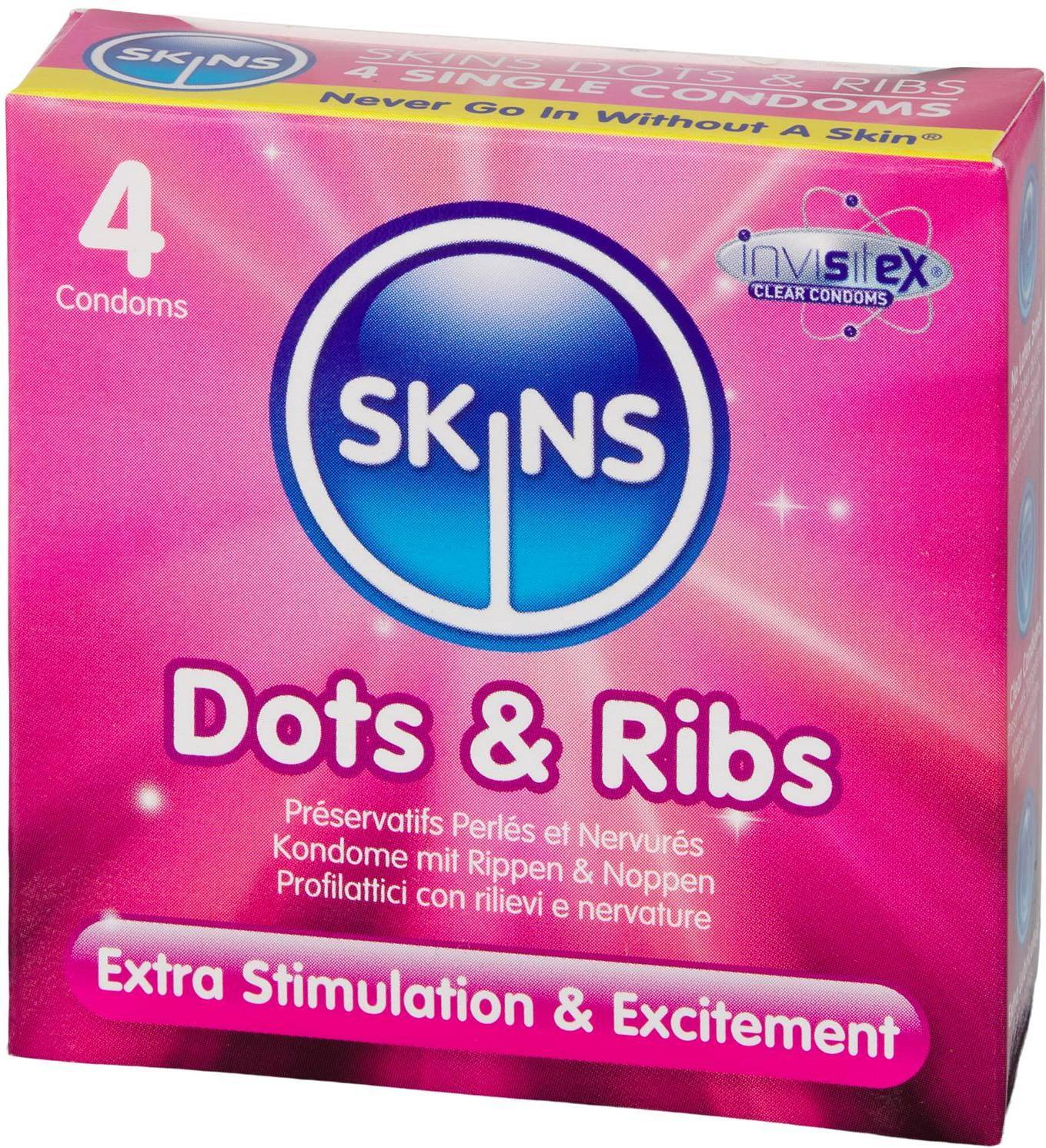 Skins Dots & Ribs 4-pack