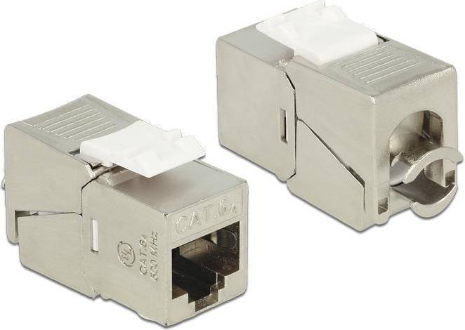 DeLock Compact Keystone Module RJ45 STP CAT.6