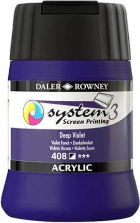 Daler Rowney System 3 Acrylic Color Deep Violet 250ml