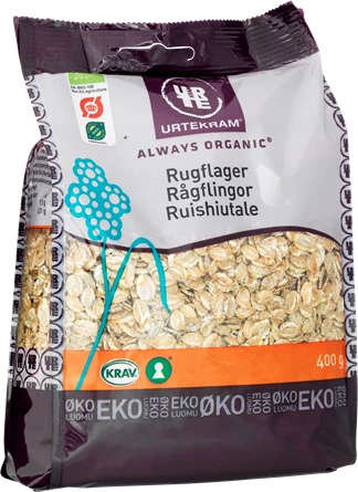 Urtekram Rye Flakes 400g