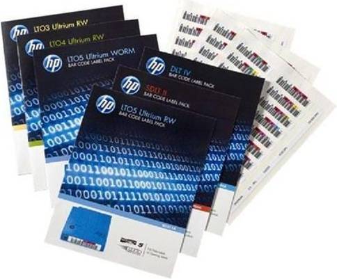 HP LTO-6 Ultrium RW Bar Code Label Pack