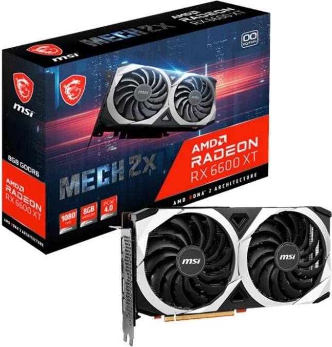 MSI Radeon RX 6600 XT MECH 2X 8G OC 3xDP