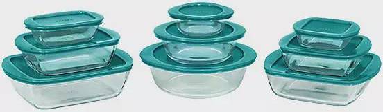 Pyrex Cook & Store Food Container 9pcs