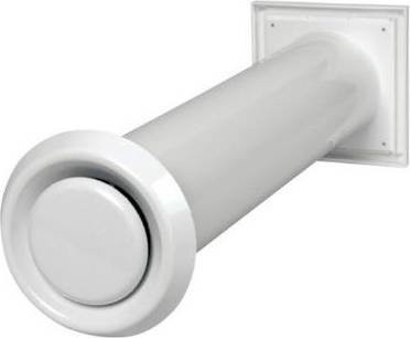 Complete Wall Valve with Insect Net 100mm