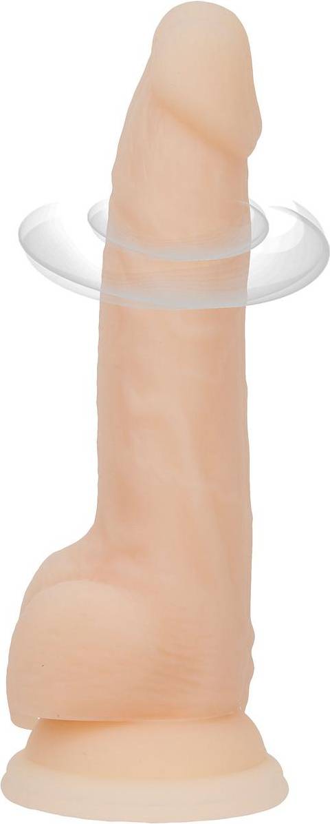 Dildo vibrator Sexleksaker BMS Factory Naked Addiction Rotating & Vibrating 7"