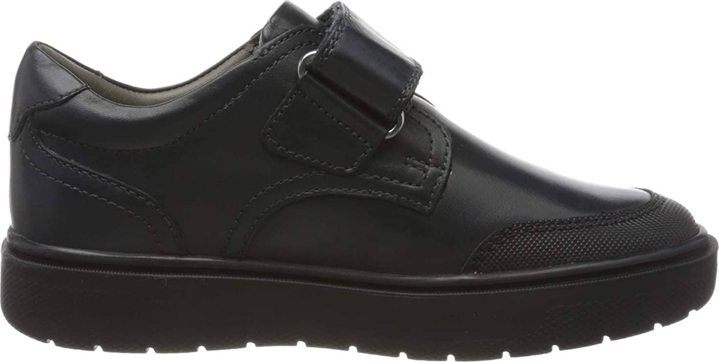 Geox Riddock Single Strap - Black Leather