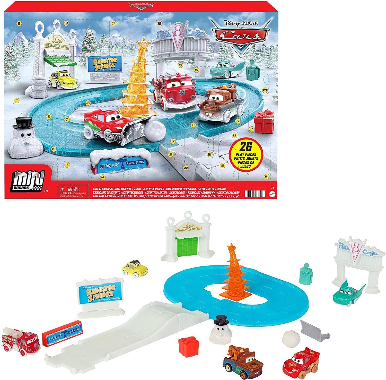 Mattel Disney Pixar Cars Mini Racers Advent Calendar