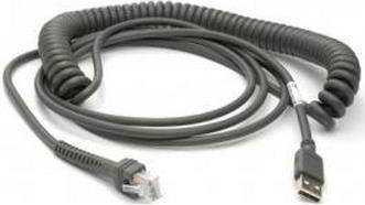 Datalogic Coiled USB A-RJ45 Adapter