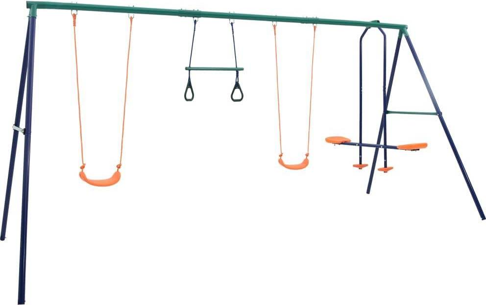 Swing Set with Gymnastic Rings & 4 Seater