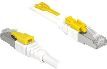 DeLock Secure RJ45-RJ45 STP Cat6a 1m