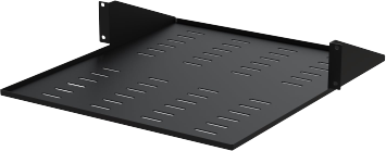 StarTech Server Rack Shelf 2U 2 Post Center Mount Vented - Black