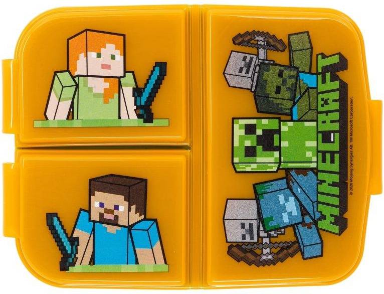 Minecraft Multi Compartment Sandwich Box