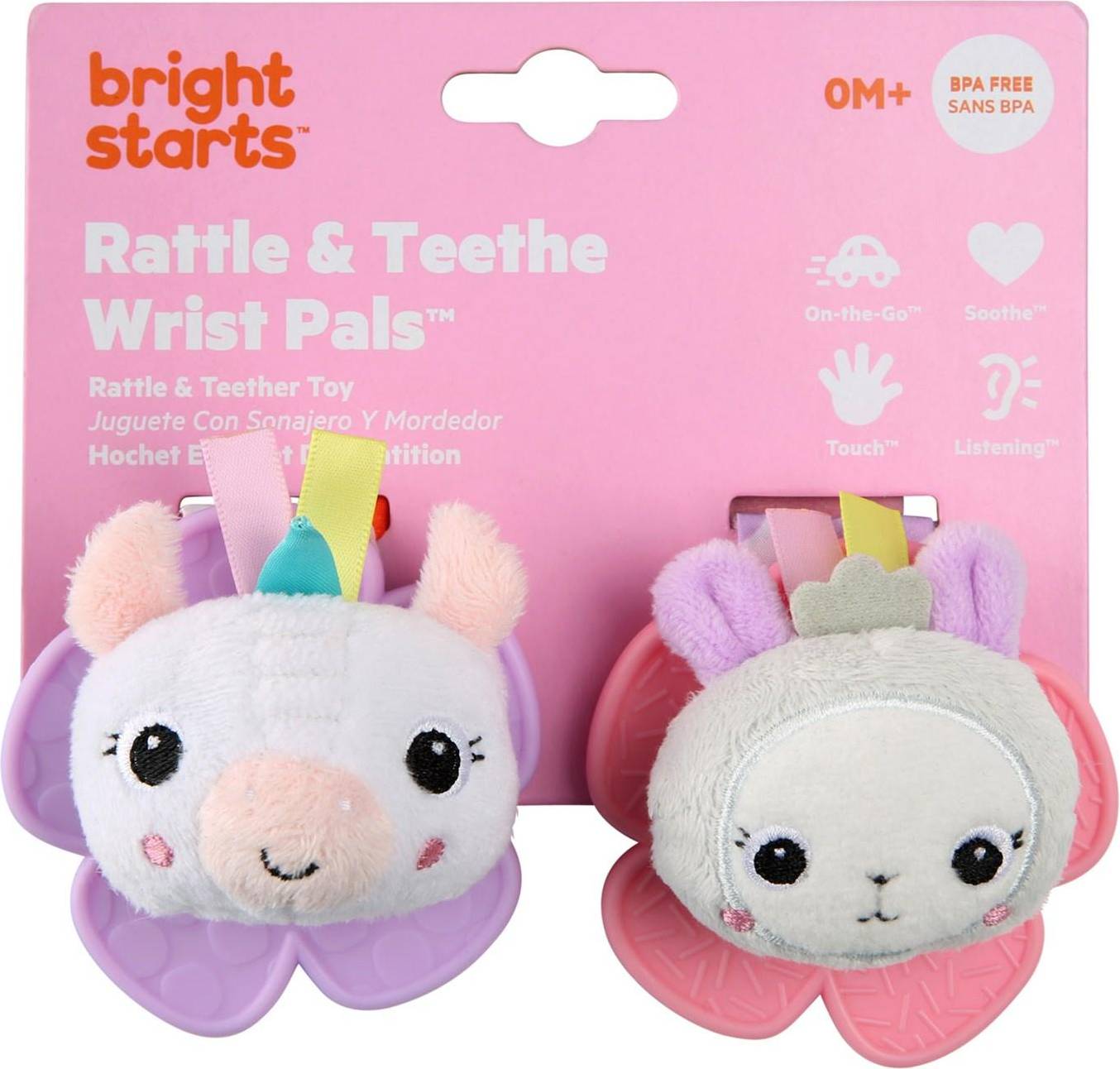 Teether & Rattle Wrist Pal
