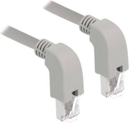 DeLock Angled RJ45-RJ45 S/FTP Cat6a