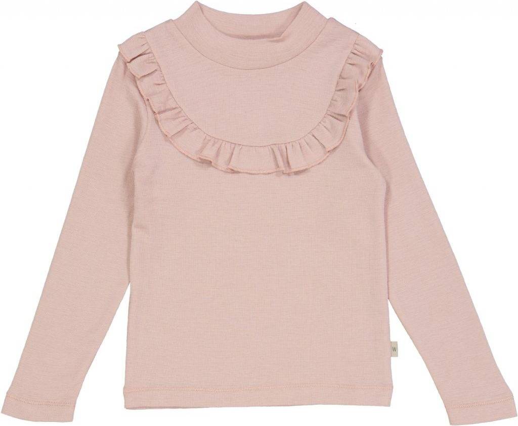 Wheat Ruffle LS - Rose Powder (0160e-775 2487)