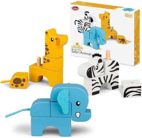Stack & Play Safari Animals
