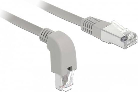 DeLock Angled RJ45-RJ45 SF/UTP Cat5e