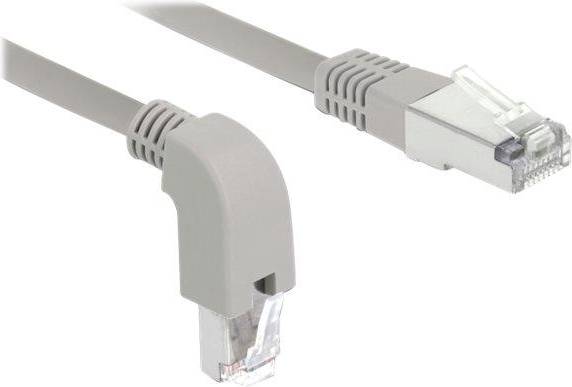 DeLock Angled RJ45-RJ45 SF/UTP Cat5e 0.5m