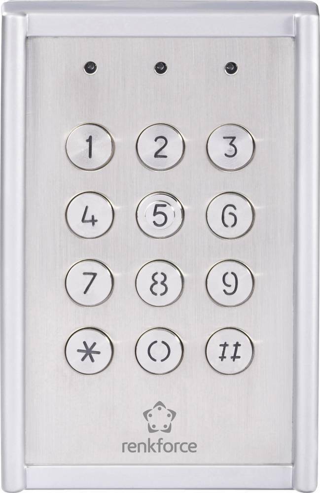 Renkforce 751624 Code Lock - Silver