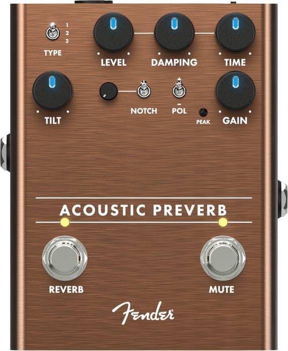 Reverb Fender Acoustic Preamp Reverb Pedal