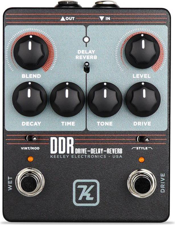 Robert Keeley DDR-Drive-Delay Reverb Custom Drive Pedal