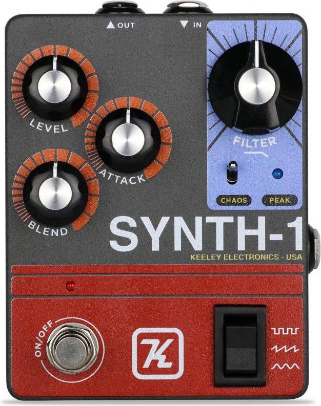 Synth-1 Reverse Attack Fuzz Wave Generator Pedal