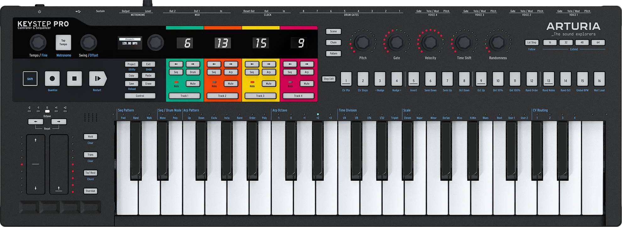 Arturia KeyStep Pro Black Edition Controller