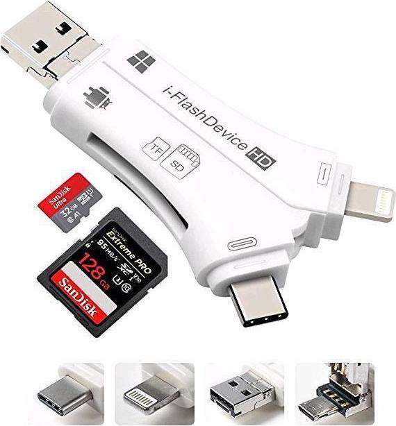 CoreParts Card reader for /USB 2.0/USB-C/micro USB