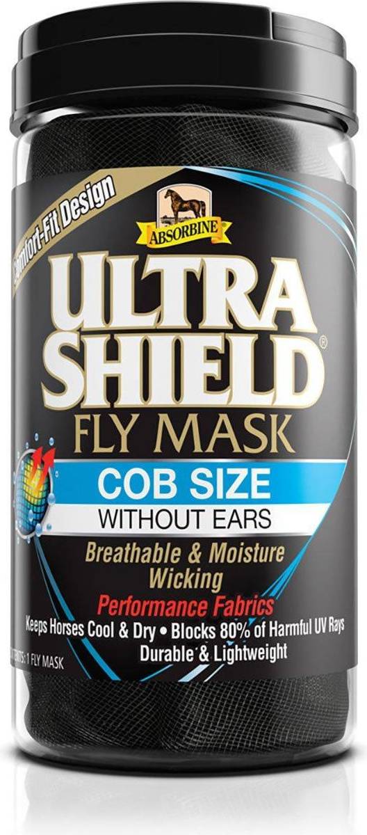Absorbine Ultrashield Fly Mask With Ears Cob