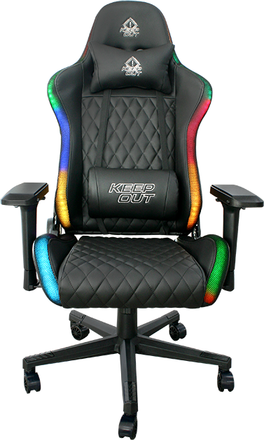 Chaise de jeu XSPRO RVB/noire