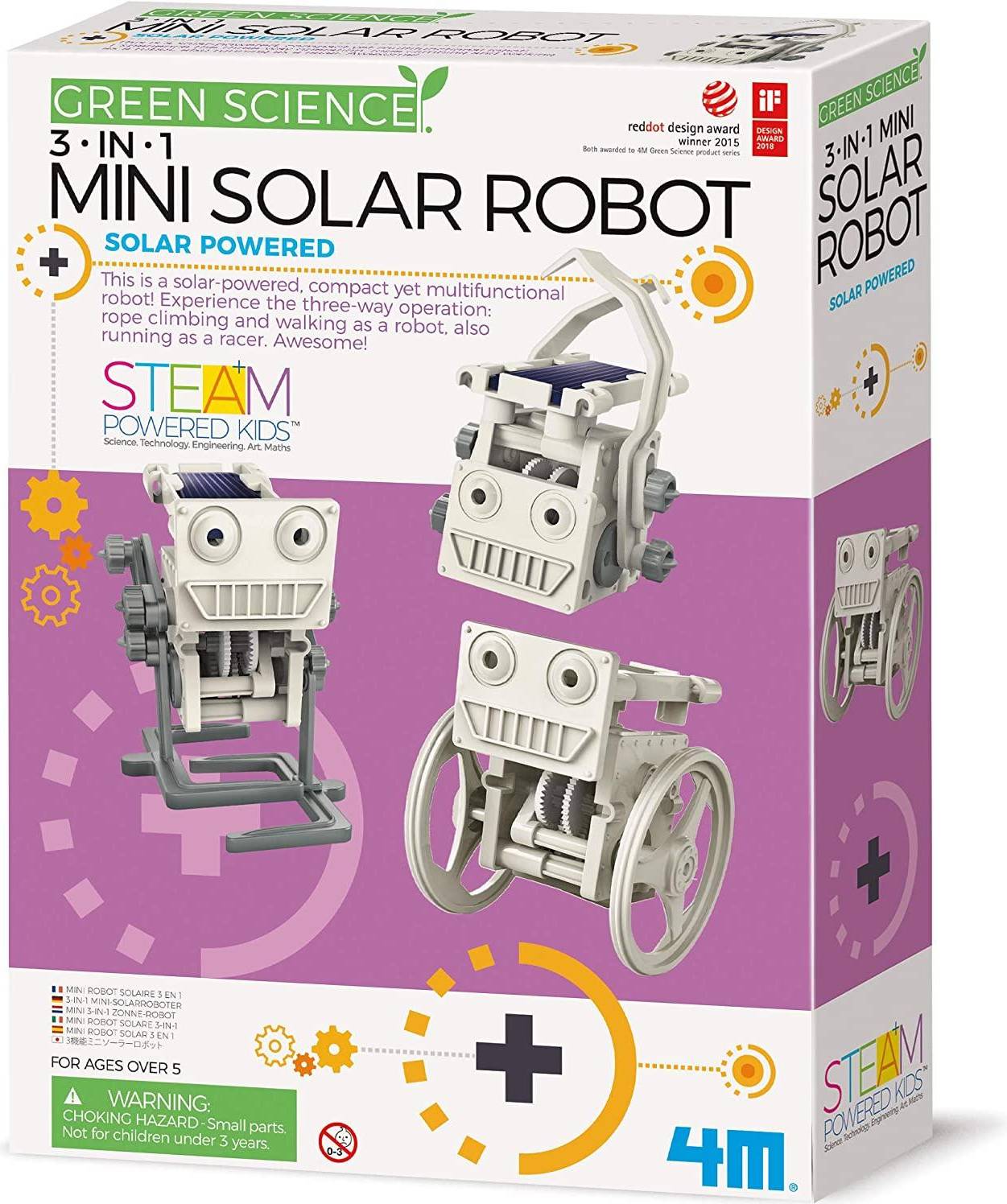 3 in 1 Mini Solar Robot
