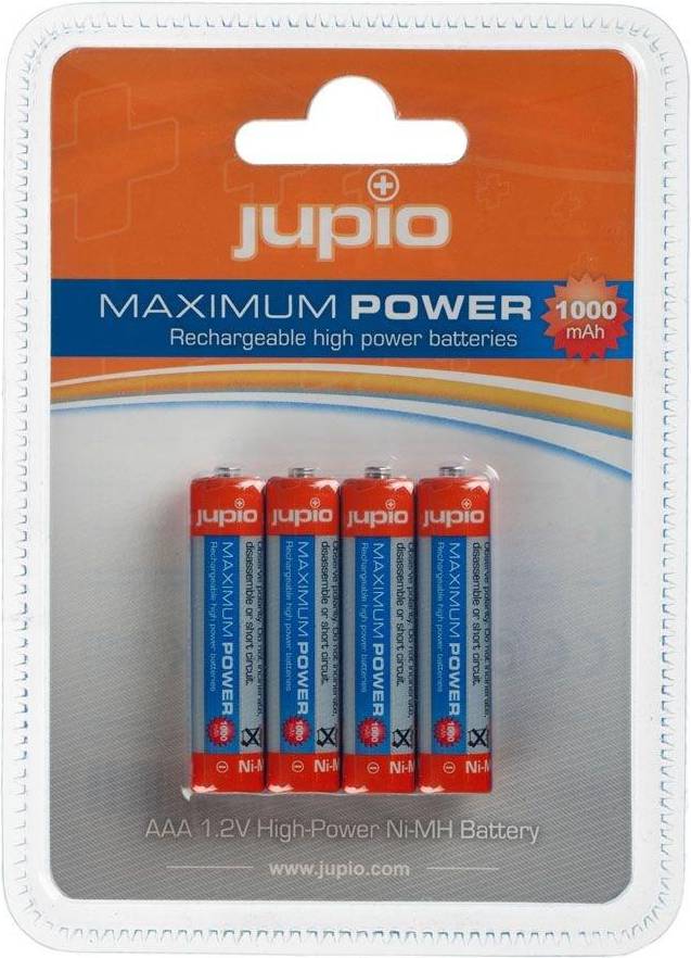 Rechargeable AAA Maximum Power Compatible 4-pack