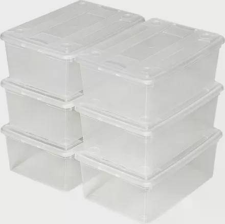tectake - Storage Box 6pcs
