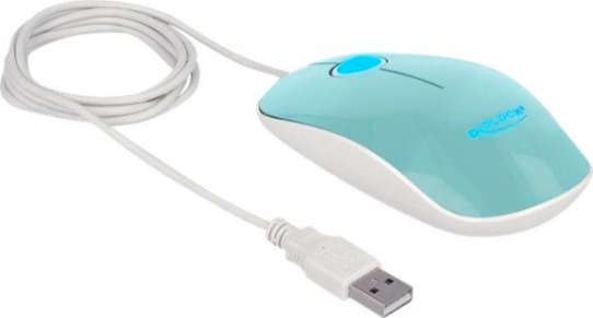 DeLock Optical 3-button LED Mouse