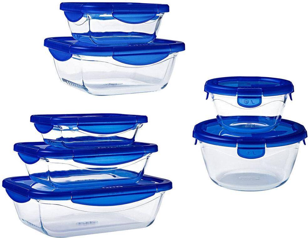 Pyrex Cook & Go Food Container 7pcs