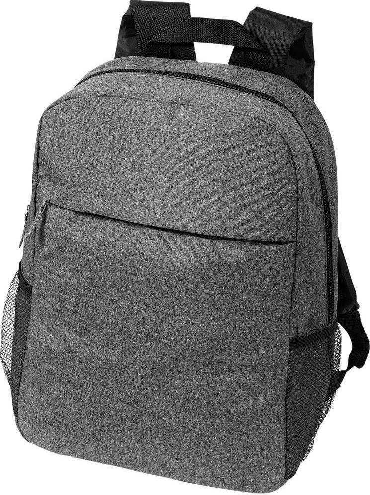 Bullet Heathered Computer Backpack - Heather Grey