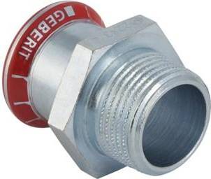 Geberit Mapress Transition Adapter D35-R1 Zinc-Plated