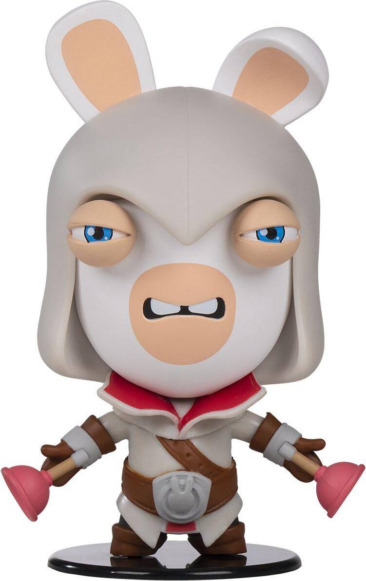 Ubisoft Assassin's Creed Raving Rabbid Heroes Collection Chibi Figur Rabbid Ezio 10 cm
