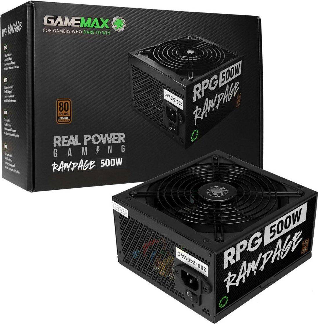 Gamemax RPG Rampage 500W 80 Plus Bronze