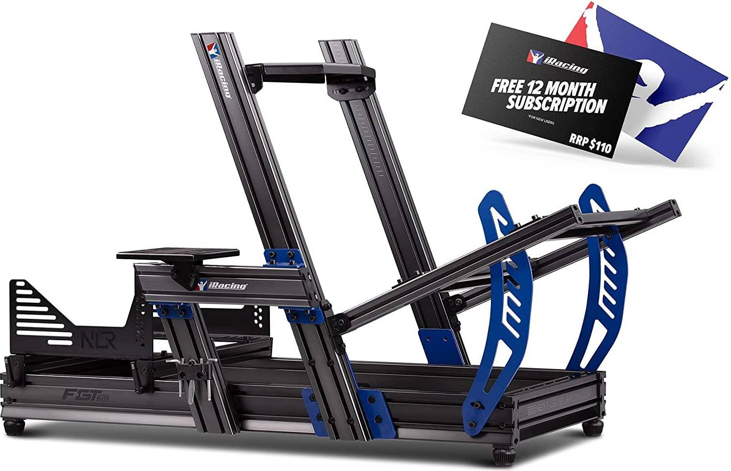 Racing simulator cockpit Next Level Racing F-GT Elite Aluminium Simulator Cockpit - iRacing Edition