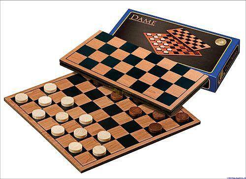 Philos Checkers Set Compact
