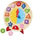 Woodlets Tell The Time Clock