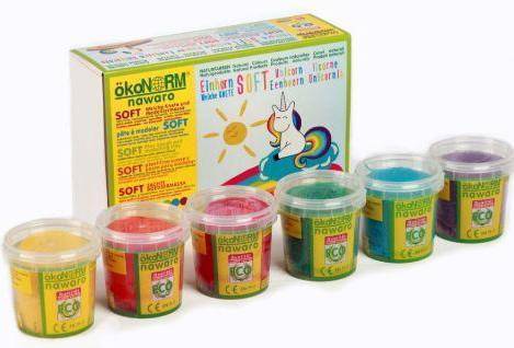 Okonorm Awaro Soft Modelling Dough 6 Colour Set Multi Coloured
