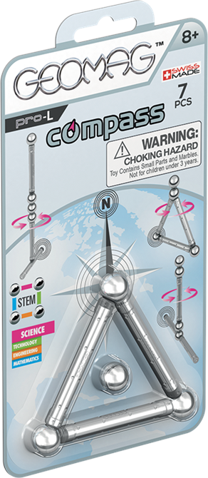 Geomag Pro-L Compas 7-delars silver