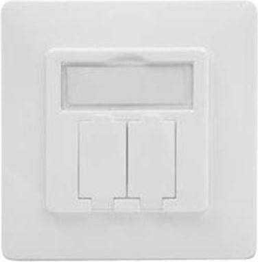 Face plate for Multimedia Keystone Modules