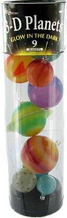 3-D Planets In Tube